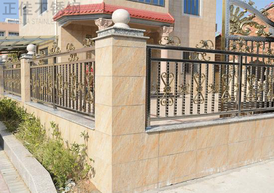 不銹鋼點狀花紋管圍欄