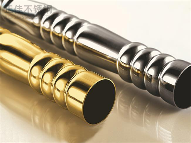 不銹鋼壓花管圖片